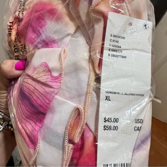 NWT Urban Outfitters Out From Under Cammy Ruffle Trim Micro Skort xl floral - Picture 11 of 11